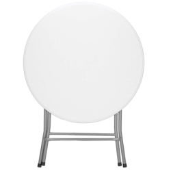 Cateringový stôl skladací 80x74,5 cm SPRINGOS GF0111 biely