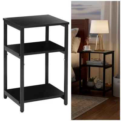 Nočný stolík SPRINGOS HF0063 čierny