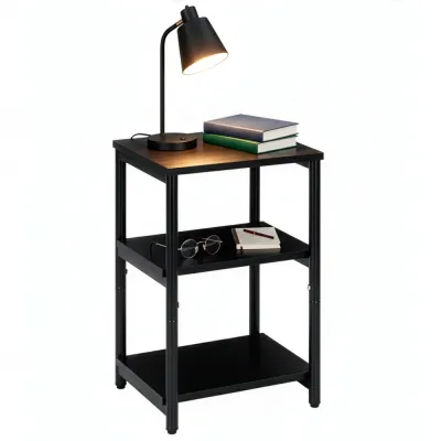 Nočný stolík SPRINGOS HF0063 čierny