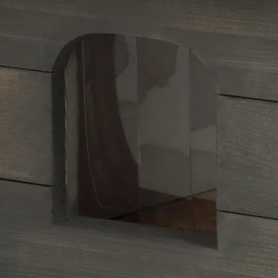 Drevená búda pre psa SPRINGOS DH001 sivá