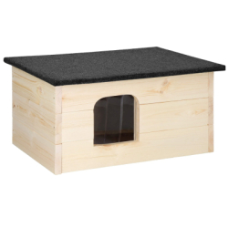 Drevená búda pre psa SPRINGOS DH001 sivá