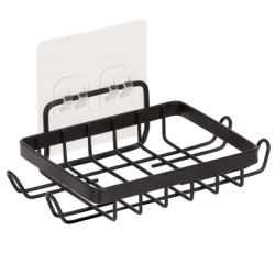 Poličky do kúpeľne 5 ks SPRINGOS HA7543 čierne