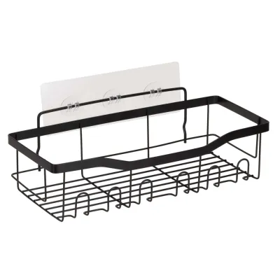 Poličky do kúpeľne 5 ks SPRINGOS HA7543 čierne