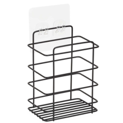 Poličky do kúpeľne 5 ks SPRINGOS HA7543 čierne