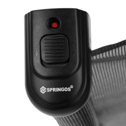 Bezpečnostná zábrana rolovacia 162x86 cm SPRINGOS HA7525 čierna