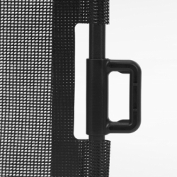 Bezpečnostná zábrana rolovacia 162x86 cm SPRINGOS HA7525 čierna