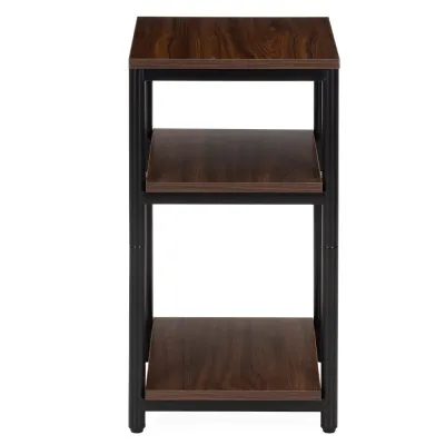 Nočný stolík SPRINGOS HF0062 tmavo hnedý