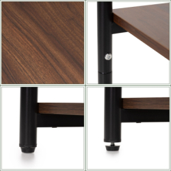 Nočný stolík SPRINGOS HF0062 tmavo hnedý