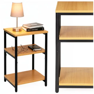 Nočný stolík SPRINGOS HF0064 svetlo hnedý