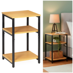 Nočný stolík SPRINGOS HF0064 svetlo hnedý