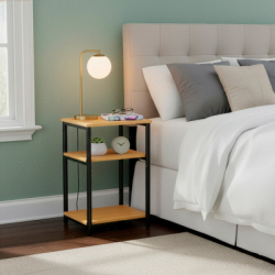 Nočný stolík SPRINGOS HF0064 svetlo hnedý