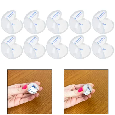 Samolepiace silikónové rohy 4x2 cm súprava 10ks SPRINGOS HA5125