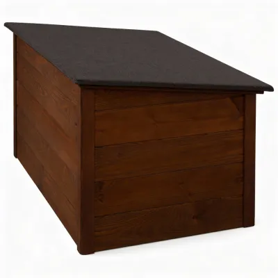 Zatepletá búda pre psa 106x72x67 cm DECHLAND BP06 hnedá