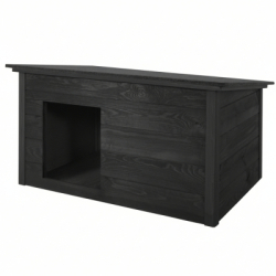 Zatepletá búda pre psa 106x72x67 cm DECHLAND BP06 sivá