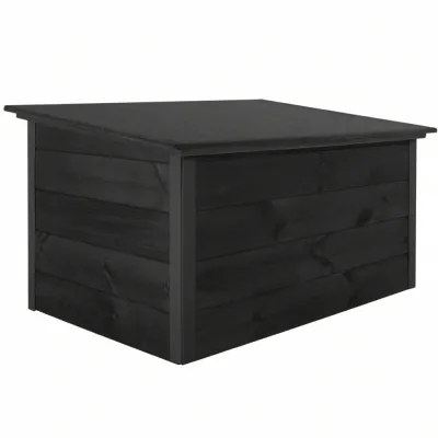 Zatepletá búda pre psa 106x72x67 cm DECHLAND BP06 sivá