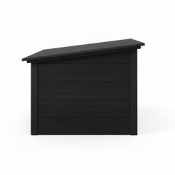 Zatepletá búda pre psa 106x72x67 cm DECHLAND BP06 sivá