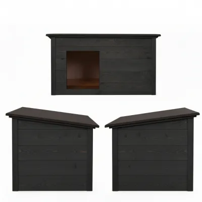 Zatepletá búda pre psa 106x72x67 cm DECHLAND BP06 sivá