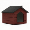 Zatepletá búda pre psa L 80x64x61 cm DECHLAND BP011 mahagón