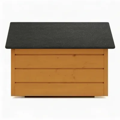 Zatepletá búda pre psa L 80x64x61 cm DECHLAND BP011 gaštan