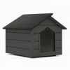 Zatepletá búda pre psa L 80x64x61 cm DECHLAND BP011 sivá