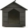 Zatepletá búda pre psa L 80x64x61 cm DECHLAND BP011 sivá