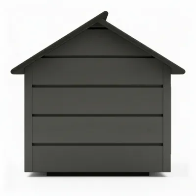 Zatepletá búda pre psa L 80x64x61 cm DECHLAND BP011 sivá