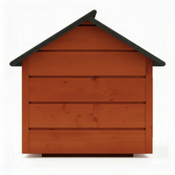 Zatepletá búda pre psa L 80x64x61 cm DECHLAND BP011 teak