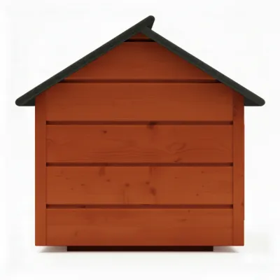 Zatepletá búda pre psa L 80x64x61 cm DECHLAND BP011 teak