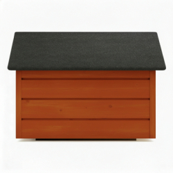 Zatepletá búda pre psa L 80x64x61 cm DECHLAND BP011 teak