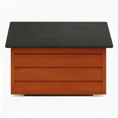 Zatepletá búda pre psa L 80x64x61 cm DECHLAND BP011 teak