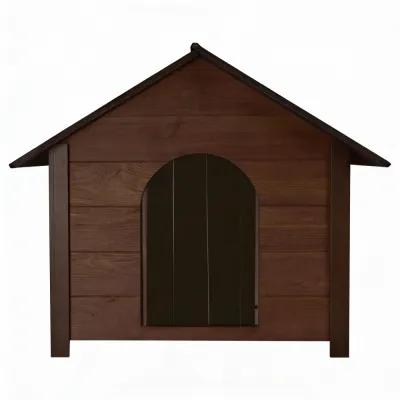 Zateplená búda pre psa XL 72x116x81 cm DECHLAND BP04 hnedá