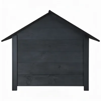 Zateplená búda pre psa XL 72x116x81 cm DECHLAND BP04 tmavo šedá