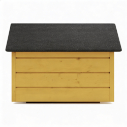 Zatepletá búda pre psa XL 90x116x82 cm DECHLAND BP012 žltá