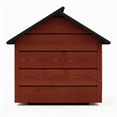 Zatepletá búda pre psa XL 90x116x82 cm DECHLAND BP012 mahagón