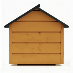 Zatepletá búda pre psa XL 90x116x82 cm DECHLAND BP012 gaštan