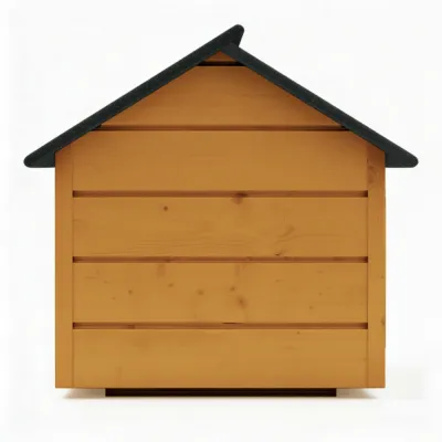 Zatepletá búda pre psa XL 90x116x82 cm DECHLAND BP012 gaštan