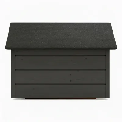 Zatepletá búda pre psa XL 90x116x82 cm DECHLAND BP012 sivá