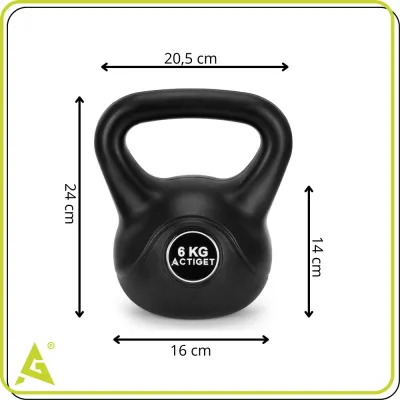 Kettlebell 6 kg ACTIGET ACT0081
