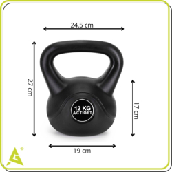 Kettlebell 12 kg ACTIGET ACT0084