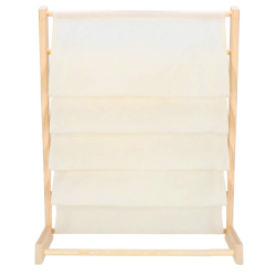 Detský stojan na knižky organizér SPRINGOS BC0001 prírodný