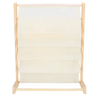 Detský stojan na knižky organizér SPRINGOS BC0001 prírodný