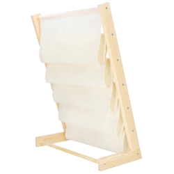 Detský stojan na knižky organizér SPRINGOS BC0001 prírodný