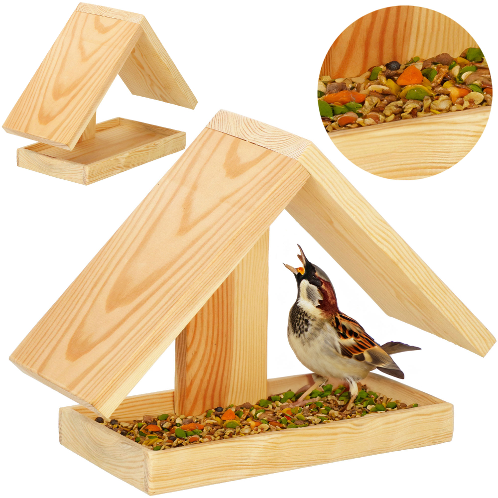 Kŕmidlo pre vtáky DECHLAND KAR01 prírodné