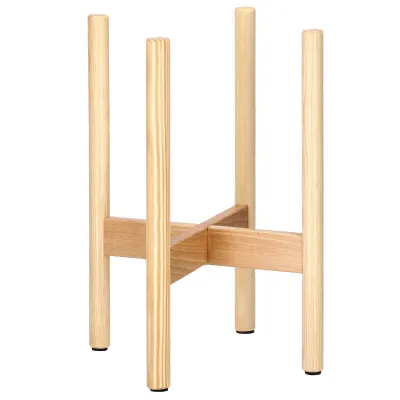 Drevený stojan na kvety 35 cm DECHLAND KW02 prírodný