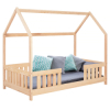 Detská posteľ domček so zábranou DECHLAND KLÁRKA