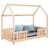 Detská posteľ domček so zábranou DECHLAND KLÁRKA