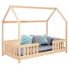 Detská posteľ domček so zábranou DECHLAND KLÁRKA