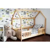 Detská posteľ domček so zábranou DECHLAND KLÁRKA