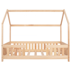 Detská posteľ domček so zábranou DECHLAND KLÁRKA