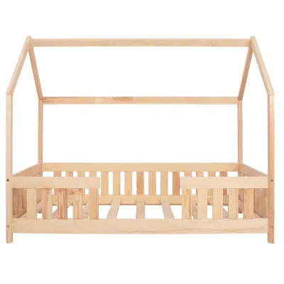 Detská posteľ domček so zábranou DECHLAND KLÁRKA